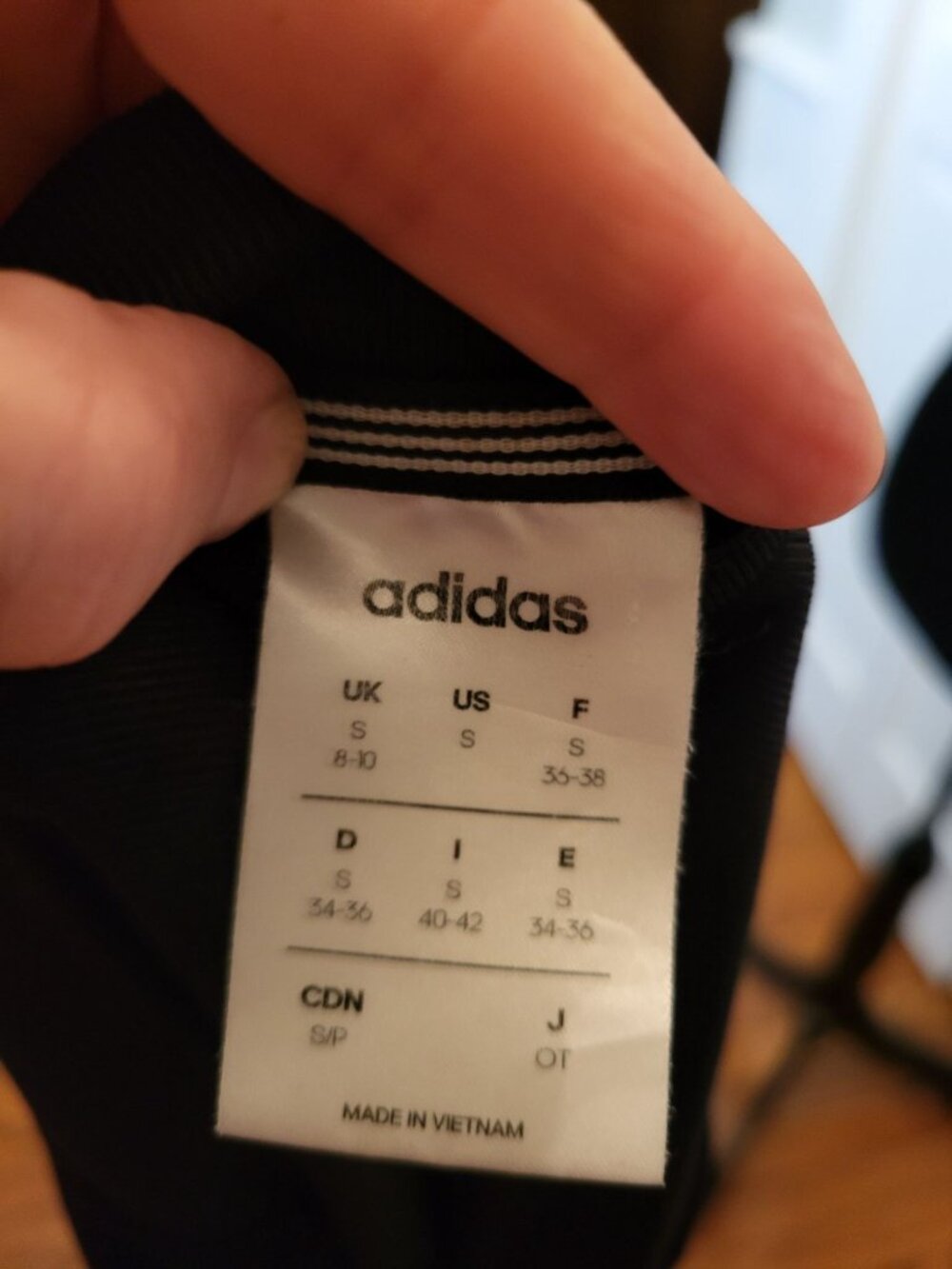 Adidas Black White Track Stripe Zip Up jacket S Streetwear Activewear School Gym - Picture 8 of 8